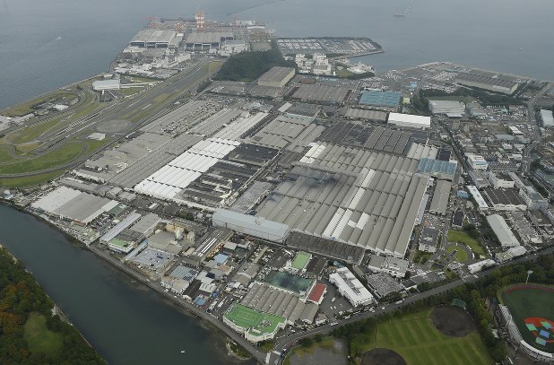 日産の追浜工場=神奈川県横須賀市で2017年10月20日撮影