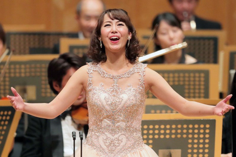 声楽部門で1位になった鈴木玲奈さん=東京都新宿区の東京オペラシティ・コンサートホールで2017年10月24日、和田大典撮影