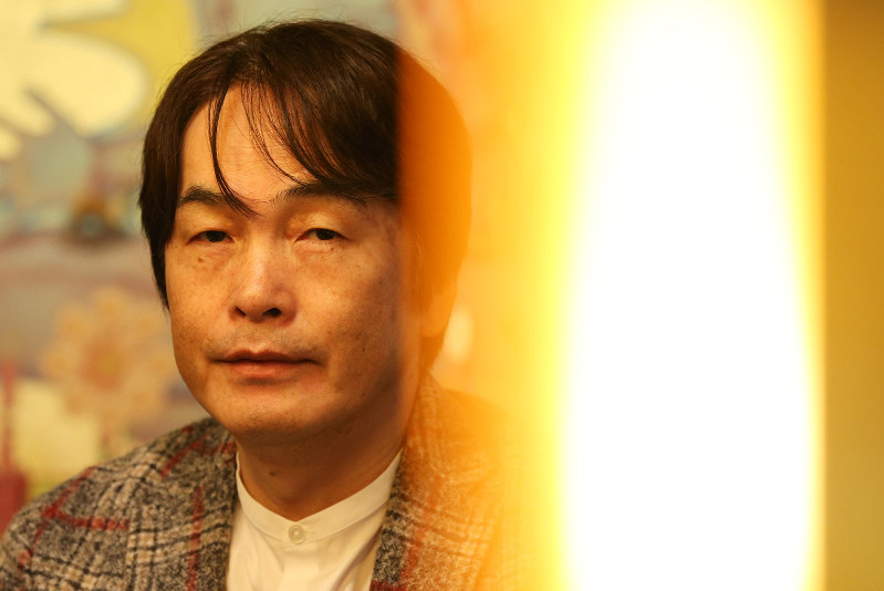 石田衣良さん=太田康男撮影