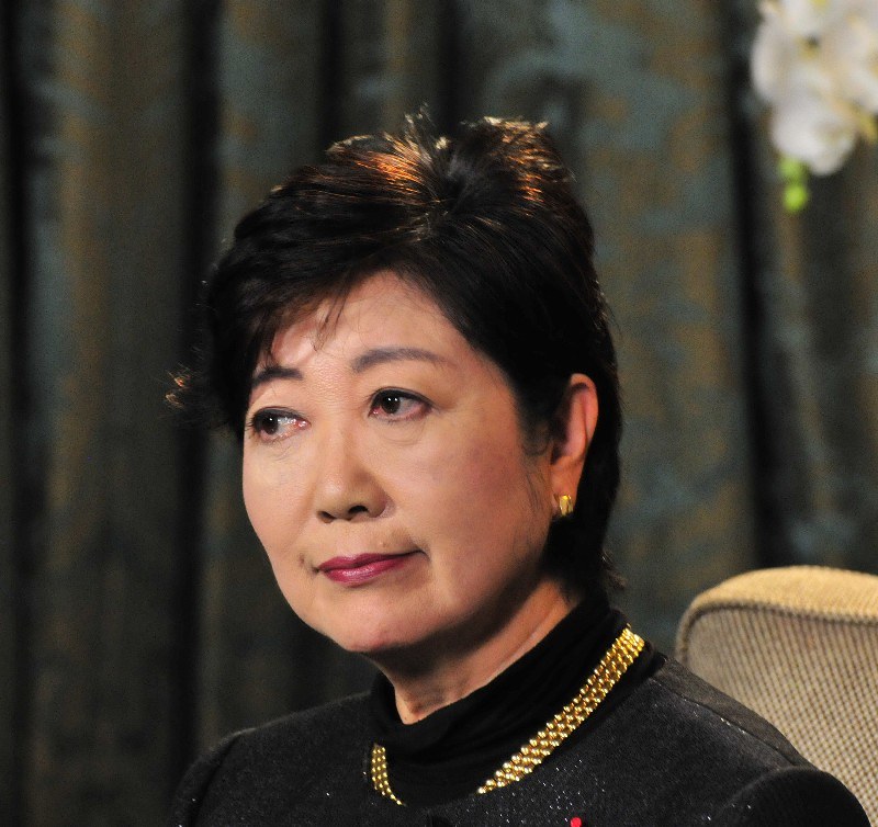 小池百合子東京都知事=賀有勇撮影
