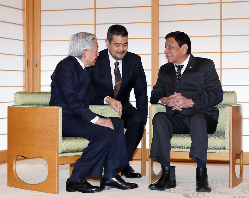 両陛下：フィリピン大統領と会見「常に日本とともに」 | 毎日新聞