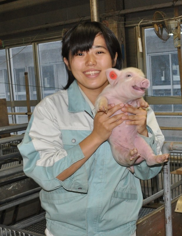 飼料改良の研究にも取り組んだ石川莉凪さん