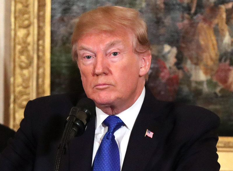 トランプ米大統領=代表撮影
