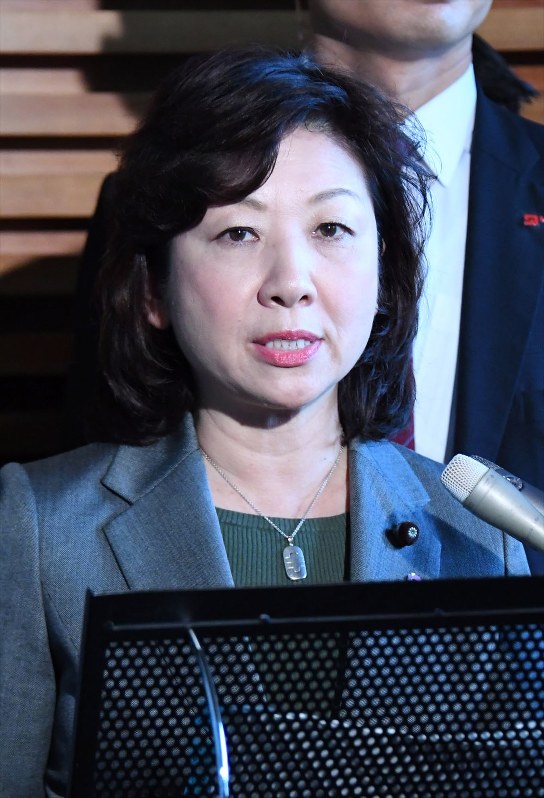 野田聖子総務相=首相官邸で2017年11月10日、川田雅浩撮影