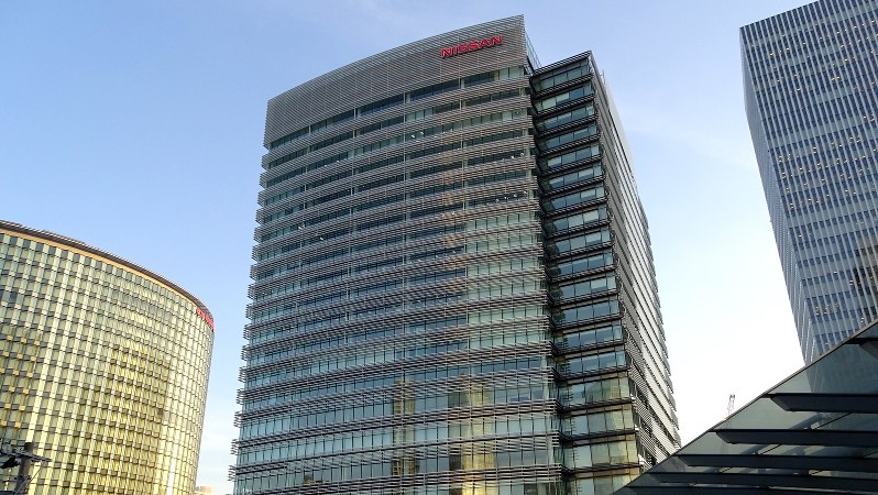 横浜市西区の日産自動車本社=2017年11月17日、今沢真撮影