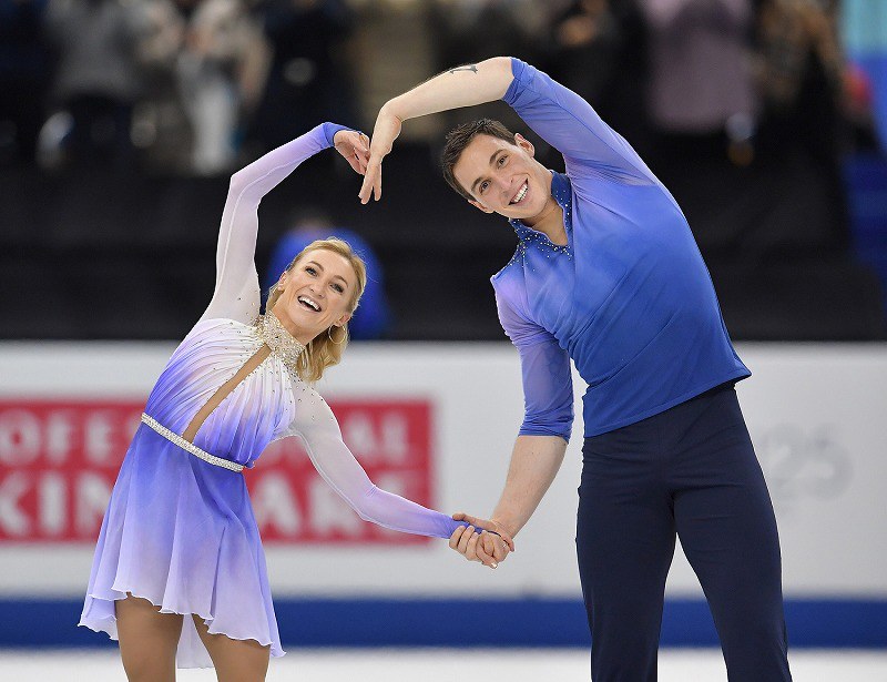 フィギュア：ペア アリョーナ・サブチェンコ、ブルーノ・マソ組