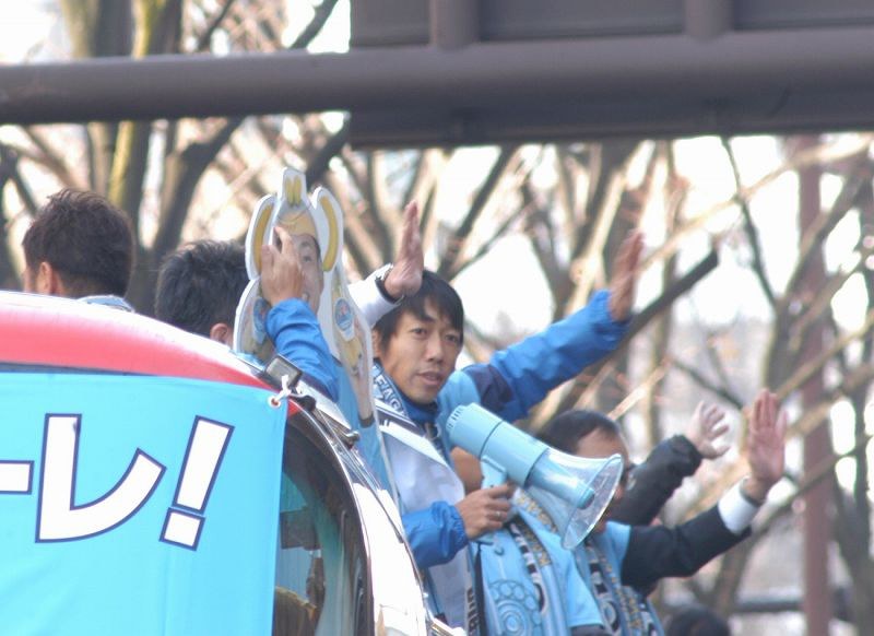 サッカー フロンターレが川崎市内で優勝パレード 写真特集2 7 毎日新聞
