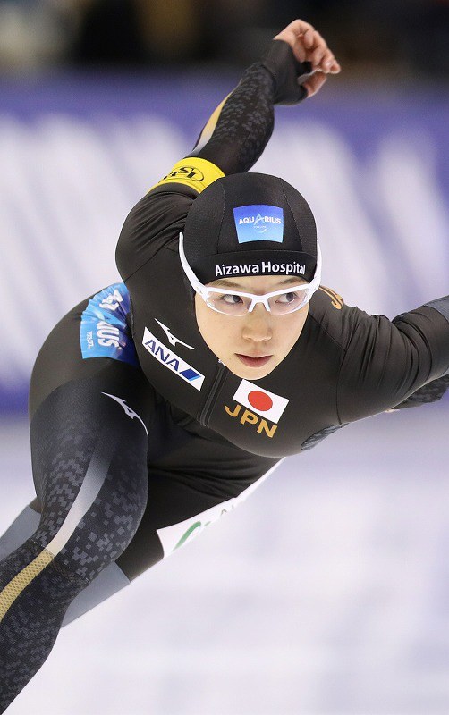 スピードスケート：W杯女子1500 高木、日本新でV4 [写真