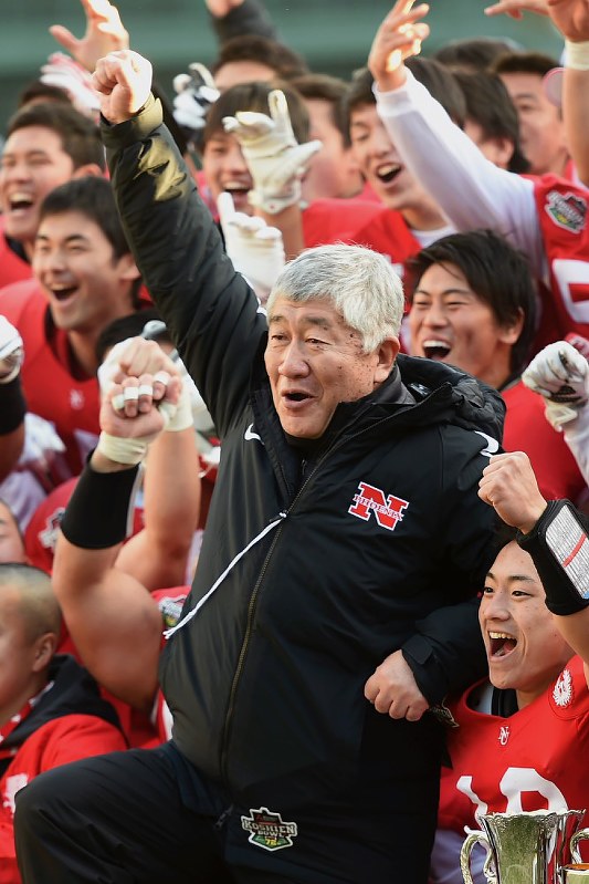 日大の内田正人監督=阪神甲子園球場で2017年12月17日、久保玲撮影