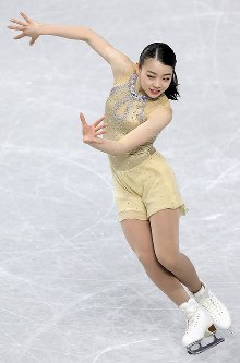 フィギュア：全日本選手権開幕 女子SP坂本花織が首位 [写真