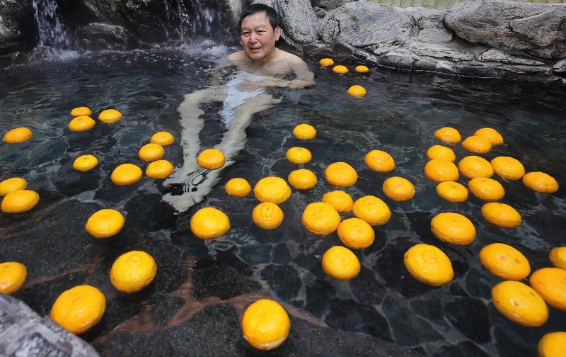 銭湯 冬至はゆず風呂 大阪 毎日新聞