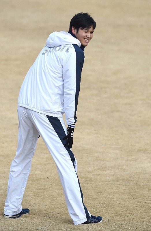 大リーグ：大谷、千葉で自主トレ公開「キャンプから勝負」 [写真特集2