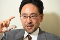 藻谷浩介さん（２０１７年１１月２１日、中村藍撮影）