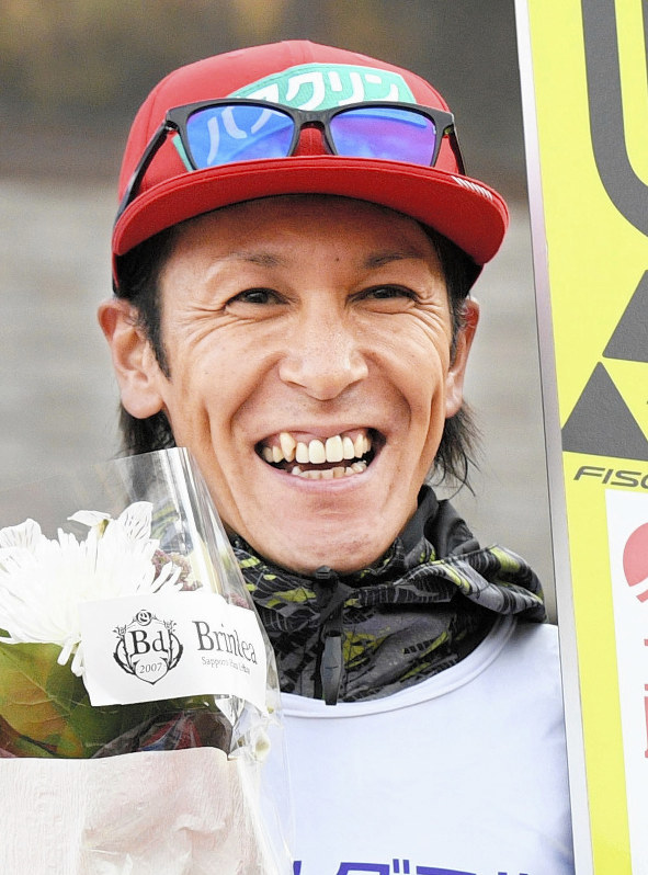 葛西紀明=山崎一輝撮影