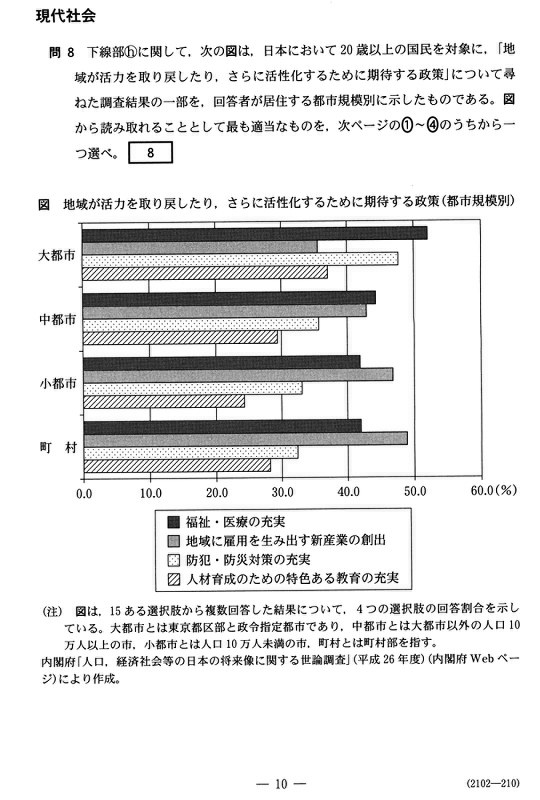 センター試験2018：現代社会の問題と解答 [写真特集6/34] | 毎日新聞