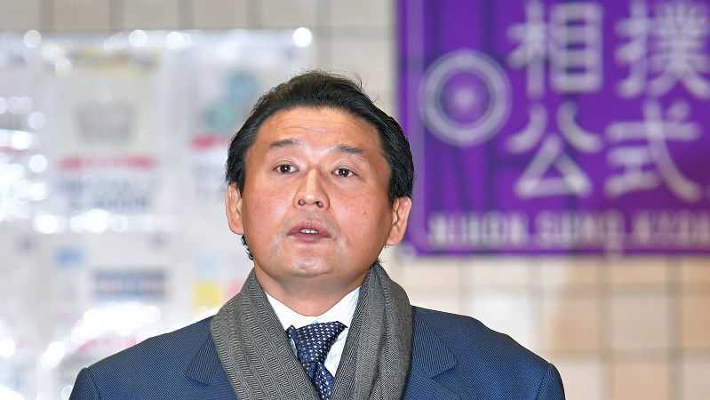 貴乃花親方=2018年1月13日、手塚耕一郎撮影
