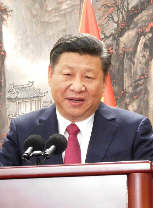 中国の習近平国家主席=河津啓介撮影