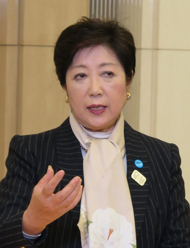 小池百合子知事=2018年1月、柳澤一男撮影