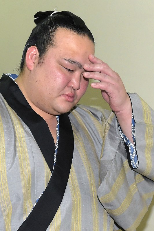 稀勢の里=渡部直樹撮影