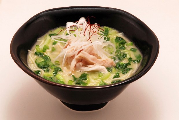 クックピット社の直営店「麺や福十八」の青菜鶏そば