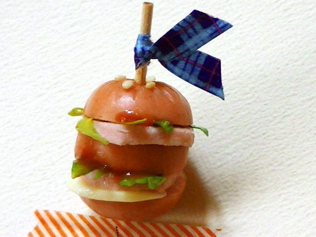 クックパッドニュース お弁当の名脇役 ウインナー1本で ひとくちダブルバーガー ができちゃった 毎日新聞