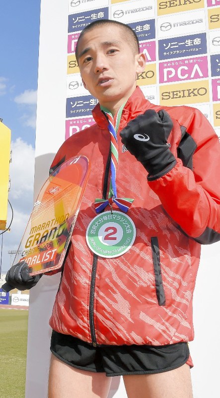 日本人1位でフィニッシュした園田隼さん