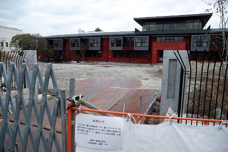 学校法人「森友学園」が国有地を購入し開校を目指した小学校＝幾島健太郎撮影