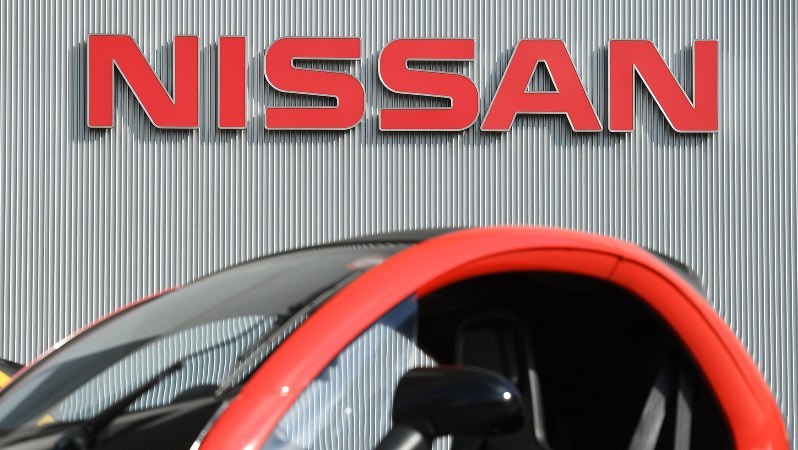 日産自動車本社で2017年12月22日、丸山博撮影