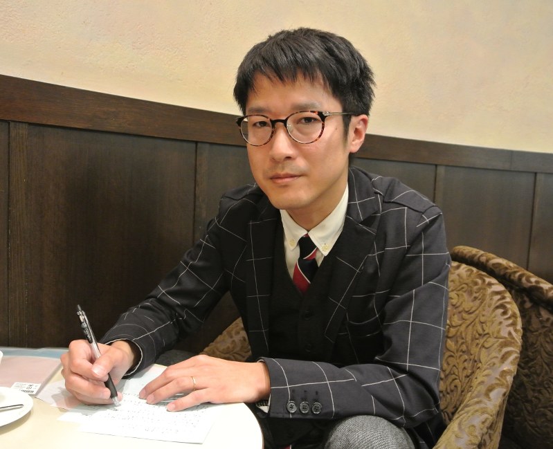 小林慎太郎さん=後藤豪撮影