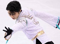 五輪フィギュア：羽生「金」、宇野「銀」 男子フリー [写真特集3