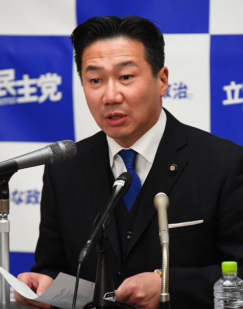 立憲民主党の福山哲郎幹事長＝川田雅浩撮影