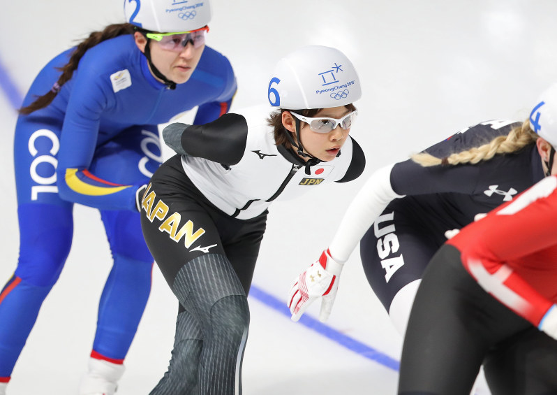 五輪スケート 高木菜が決勝進出 マススタート 毎日新聞