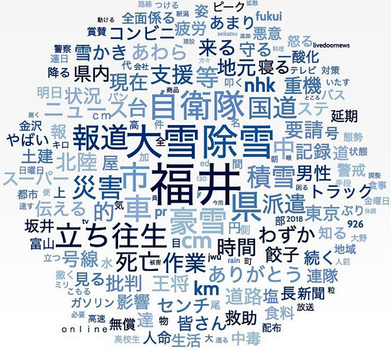 豪雪 ツイート約６２万件 専門家 防災に活用を と提案 毎日新聞