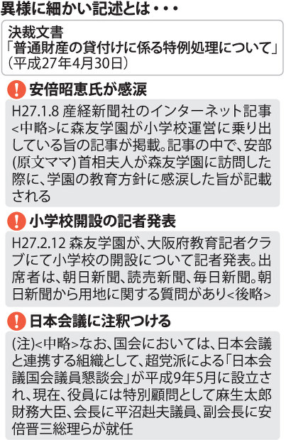 異様に細かい記述とは…