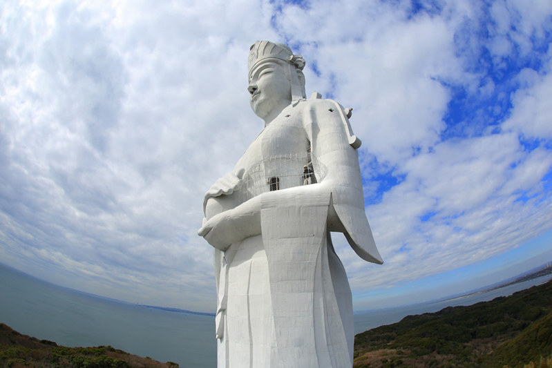 日本ワタシ遺産：登録No.35 東京湾観音(千葉県富津市) | 毎日新聞