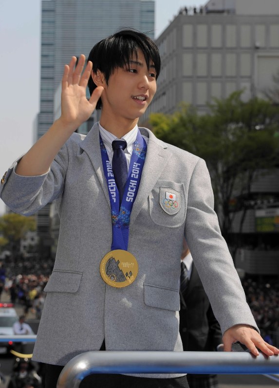 フィギュア：羽生の祝賀パレード、仙台で4月22日 [写真特集1/3