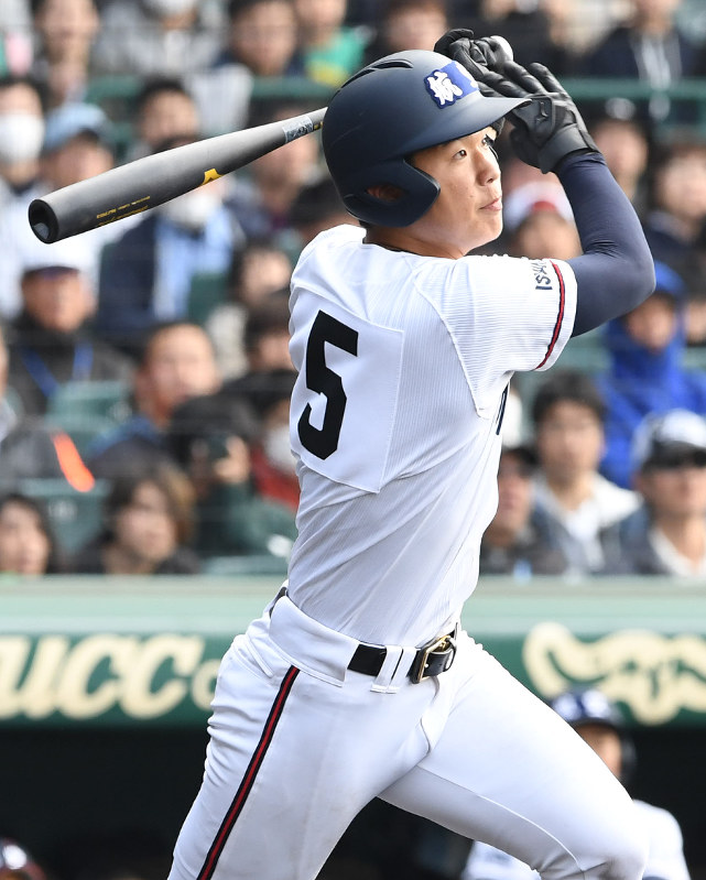 選抜高校野球：意地の一打で存在感 日本航空石川・長谷川 | 毎日新聞