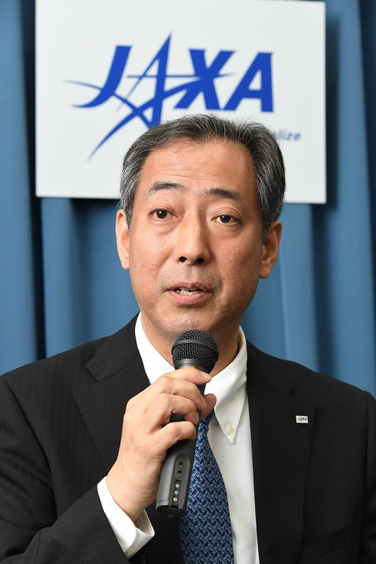 JAXAの理事長に就任した山川宏氏=東京都千代田区で2日、根岸基弘撮影