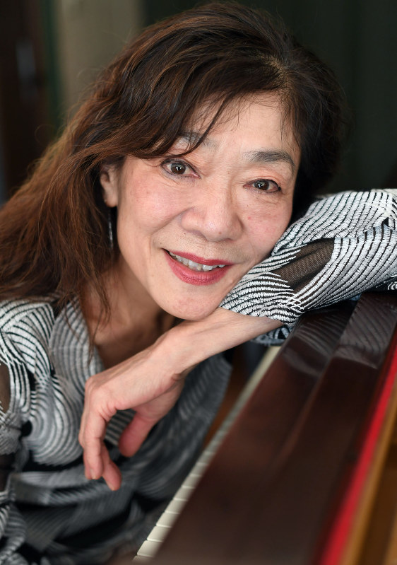 田崎悦子さん=藤井太郎撮影