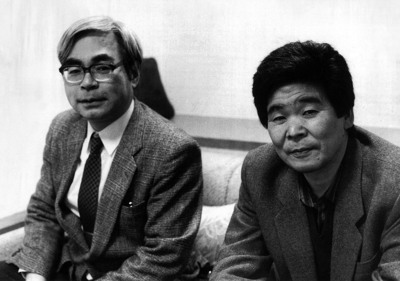 宮崎駿氏(左)と高畑勲氏