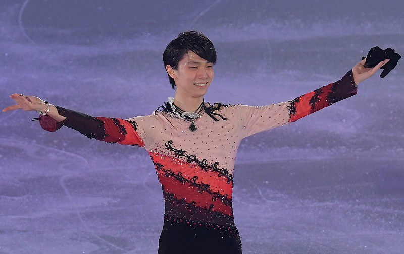 フィギュア：羽生がアイスショー登場 47日ぶりの氷上 [写真
