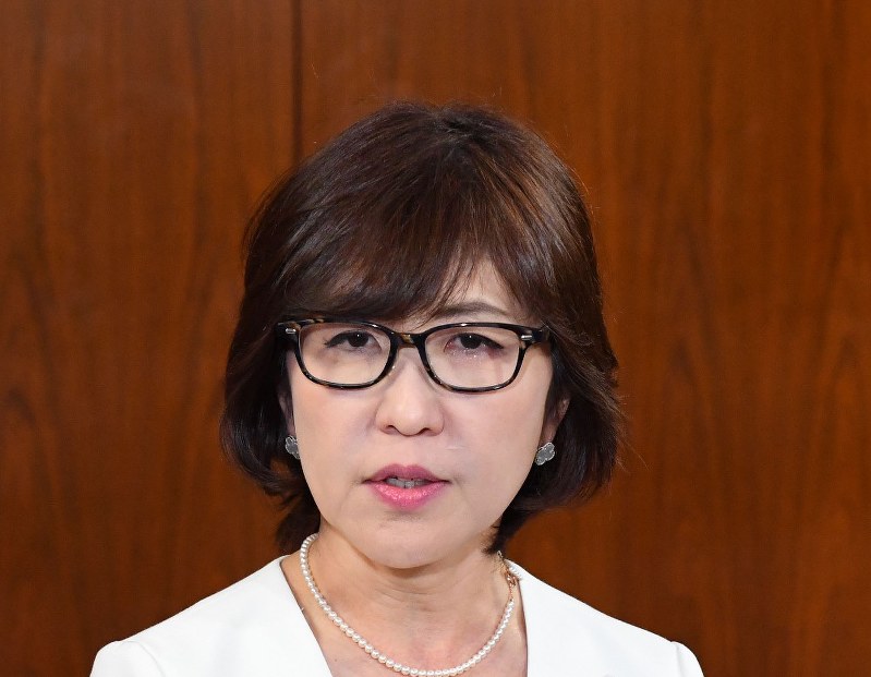 稲田朋美元防衛相=川田雅浩撮影