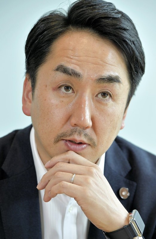 出沢剛さん=西本勝撮影
