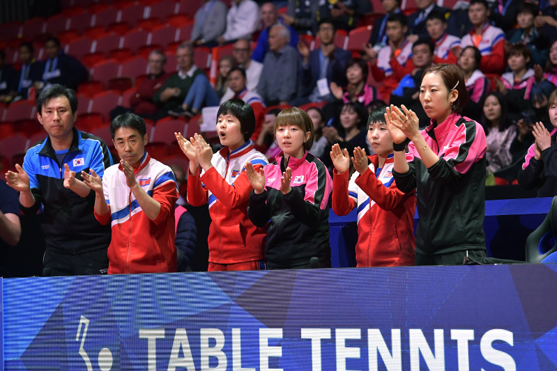 Table tennis Combined Korean team takes bronze at worlds The Mainichi