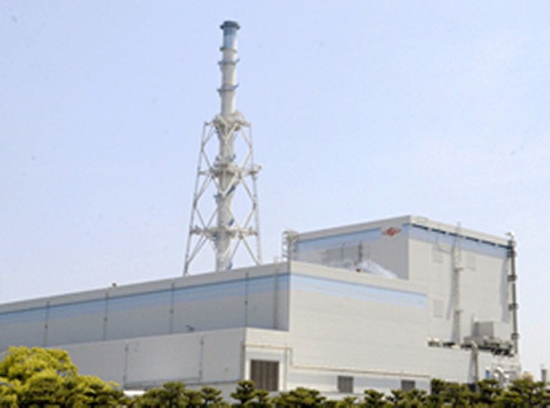 審査の期限が迫る東海第2原発=茨城県東海村で2018年5月11日、岩間理紀撮影