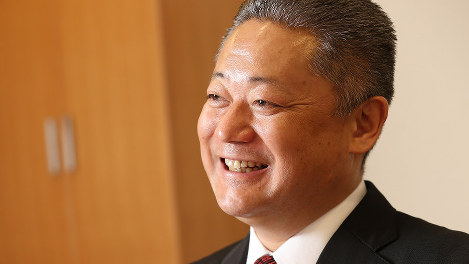 馬場伸幸氏＝太田康男撮影