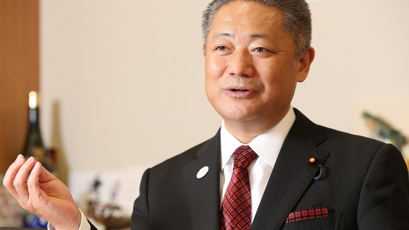 馬場伸幸氏=太田康男撮影
