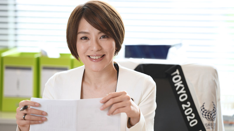 今井絵理子氏=竹内紀臣撮影