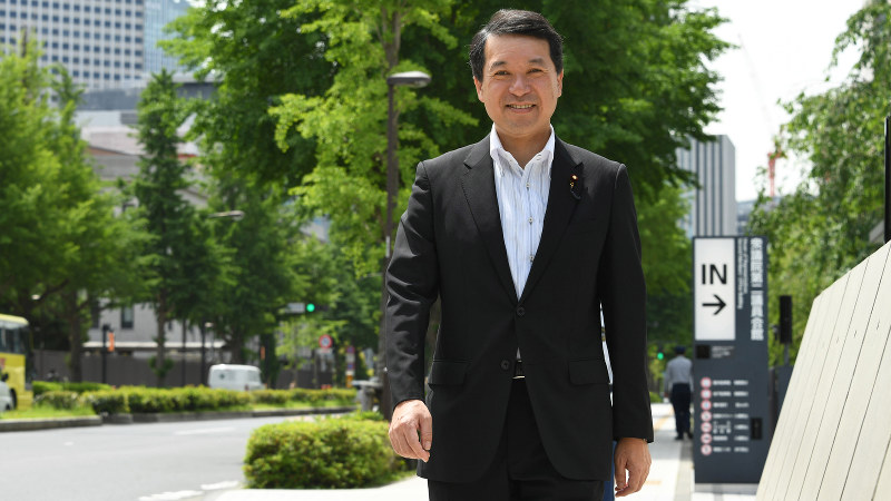 泉田裕彦氏=根岸基弘撮影