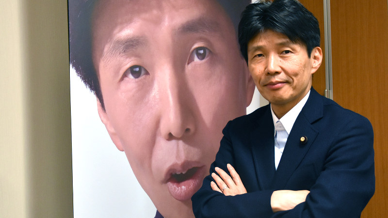 山本一太氏=須藤孝撮影